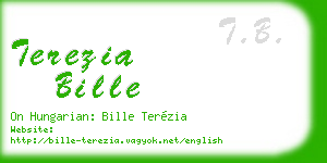 terezia bille business card