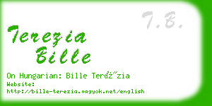 terezia bille business card